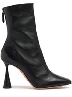 95mm Amore Leather Ankle Boots