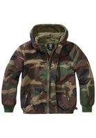 Children's windbreaker Frontzip woodland