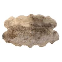 OVČIA KOŽUŠINA, 105/180 cm, platinová