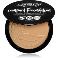 puroBIO Cosmetics Compact Foundation kompaktowy podkład pudrowy SPF 10 odcień 03 9 g