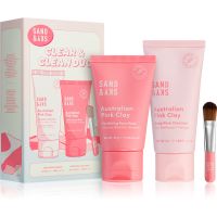 Sand & Sky Australian Pink Clay Clear & Clean Duo set za nego obraza