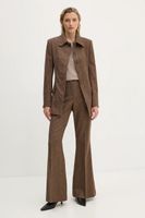 Remain pantaloni de lana Herringbone Flare Pants