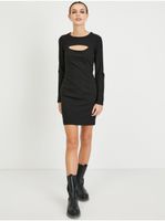 Black sheath dress with cutout Guess Lana - Women's