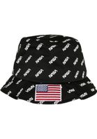 NASA Allover Bucket Black Cap