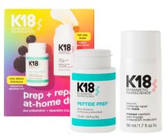 Regeneračná sada na obnovu poškodených vlasov K18 Prep+Repair At-Home Duo + darček zadarmo