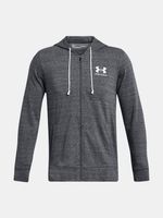 Under Armour UA Rival Terry LC FZ Sweatshirt Grau