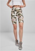 Women's High Waisted Shorts Camo Tech Cycle Dukrose camo