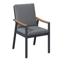 Ambia Garden ZÁHRADNÁ STOLIČKA, drevo, kov, textil