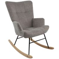 Livetastic STOLIČKA S PRUŽNÝM PODNOŽÍM, textil, sivá