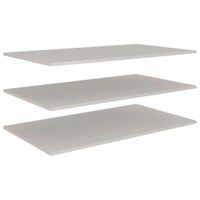 Dieter Knoll SADA VKLADACÍCH POLÍC, svetlosivá, 98,2/54,4/1,6 cm