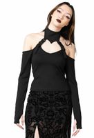 Damen Langarmshirt- KILLSTAR - Oralia Cold - Schwarz XS
