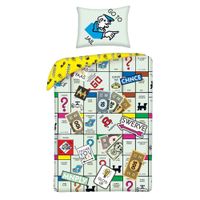 Halantex Set obliečky a batoh Monopoly MON1104 140x200/70x90 cm