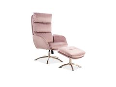 Signal Relaxačné kreslo MONROE VELVET FARBA: Bluvel 52 / ružová