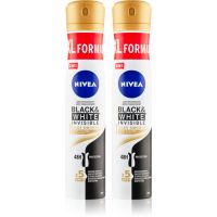 NIVEA Black & White Invisible Silky Smooth Antitranspirant-Spray vorteilhafte Packung