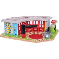 Bigjigs Rail Exkluzivní depo pro 5 vláčků