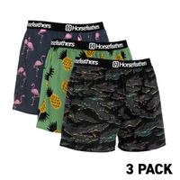 HORSEFEATHERS Trenírky Frazier 3pack - bundle 9 BLACK velikost M