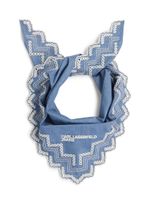 KARL LAGERFELD JEANS Ručnik  plavi traper / bijela