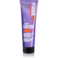 Fudge Everyday Clean Blonde Damage Rewind Shampoo gyengéd sampon mindennapos használatra a szőke és melírozott hajra 250 ml