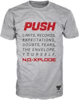 BSN NOX PUSH T-shirt šedé L