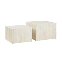 Livetastic SADA KONFERENČNÝCH STOLÍKOV, béžová, kompozitné drevo, 58-50/58-50/40-33 cm