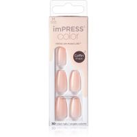 KISS imPRESS Color Medium künstliche Fingernägel Bubble Kiss 30 St.