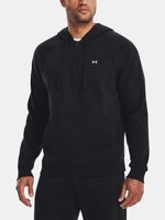 Under Armour UA Rival Fleece 1/2 Zip HD-BLK Sweatshirt Schwarz