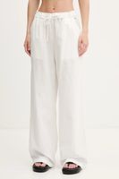 Tommy Jeans pantaloni din amestec de in