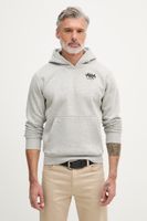 Alpha Industries mikina s kapucňou pánska s bavlnou Signature