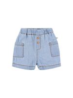 Cotton Chambray Shorts