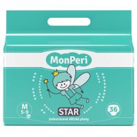 MonPeri Star Size M одноразові підгузки 5-9 kg 36 кс