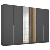 Rauch Möbel SKRIŇA S OTOČNÝMI DVERAMI, sivá, dub artisan, 271/210/54 cm