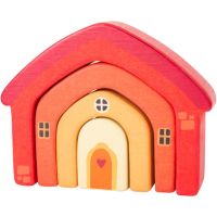 Small foot Wooden Building Blocks House розвивальна іграшка з деревини 12 m+ 4 кс