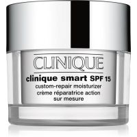 Clinique Clinique Smart™ SPF 15 Custom-Repair Moisturizer feuchtigkeitsspendende Tagescreme gegen Falten für trockene bis sehr trockene Haut 50 ml