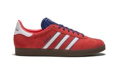 adidas Gazelle New England Revolution  Bărbați - Adidași adidas Originals - Rosu - JR4174-7.5 - Size: 7.5
