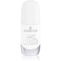 essence Gel Nail Polish lakier hybrydowy do paznokci odcień 33 JUST WHITE 8 ml
