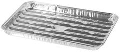 Miska MagicHome 34x23x2.5 cm, 3 ks, obdĺžniková, perforovaná, ALU