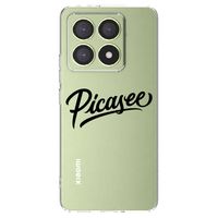 Silikónový prehľadný obal pre Xiaomi 14T - Picasee - old logo - black