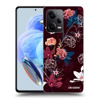 Silikónový prehľadný obal pre Xiaomi Redmi Note 12 Pro+ 5G - Dark Meadow