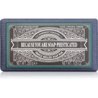 The Somerset Toiletry Co. Distinguished Gentlemen Soap Bar sapun za muškarce Sage, Cedar & Amber 200 g