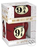 Darčekový set - hrnček s ponožkami Harry Potter: Nástupište 9 3/4