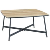 MID.YOU KONFERENČNÝ STOLÍK, farba duba, kov, kompozitné drevo, 80/80/42 cm