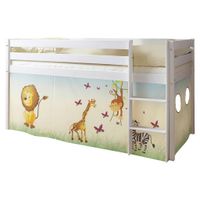 MID.YOU VYVÝŠENÁ POSTEĽ, 90/200 cm viacfarebná, biela