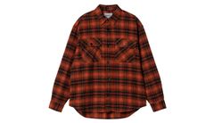 Carhartt WIP L/S Krenz Shirt Brick Muškarci - košulja Carhartt WIP - Crvena - I032271_1P9_XX-M - Size: M