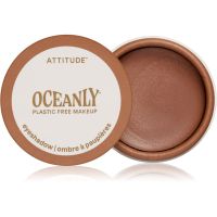 Attitude Oceanly Plastic Free Makeup cienie do powiek w kremie z matowym wykończeniem odcień Brown Sugar 5 ml
