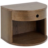 MID.YOU NOČNÝ STOLÍK, tmavý dub, 40/30/31,5 cm