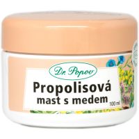 Dr. Popov Herbal ointments Propolis with honey мазь для подразненої та схильної до свербіння шкіри 100 мл