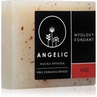 Angelic Soap fondant Růže ekstra nežno naravno milo 105 g