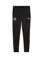 PUMA Sportske hlače 'Manchester City'  svijetlosiva / crna / bijela