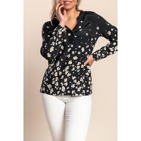 Bluza Dugih Rukava S Printom, Crna
