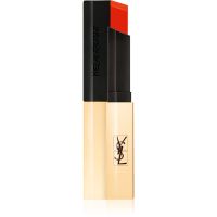 Yves Saint Laurent Rouge Pur Couture The Slim cienka szminka matująca zapewniająca skórzany efekt na ustach odcień 2 Strange Orange 2,2 g